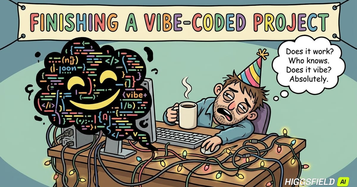 What vibe-coded projects get wrong, and how to finish one